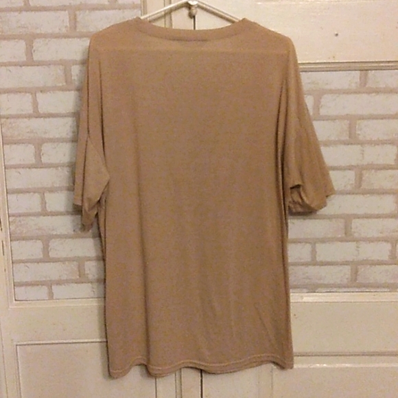 Shein men's XL Phoenix Biker Club tan shirt (J3) - Picture 4 of 4